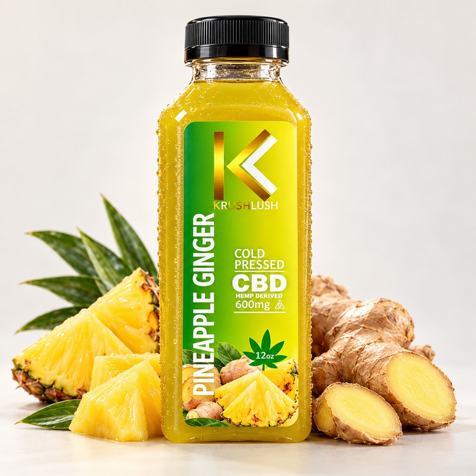 Pineapple Ginger botanical beverage with pineapple and ginger